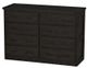 Crate Designs™ Furniture Espresso Dresser-0