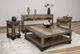 International Furniture Direct Loft Brown Multi Gray Cocktail Table-1