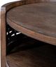 Liberty Furniture Warren Park Coffee Brown Oval Cocktail Table-5