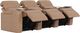 Palliser® Furniture Customizable Flicks 3-Piece Straight Power Reclining Theater Seating-2