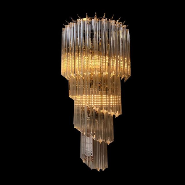 Michael Amini® Spiral Clear 5-Light Wall Sconce-4