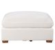 Coaster® Lakeview Ivory Rectangular Upholstered Ottoman-0