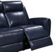 Leather Italia™ Cambria Jonathan Blue Power Reclining Loveseat-1