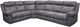 American Wholesale Furniture Knoxville 3-Piece Gray Manual Reclining Curved Sectional-0