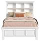 Elements International Hampton Kids White Full Bookcase Bed-1