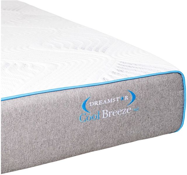 Dreamstar Bedding Luxury Collection Cool Breeze 10.5" Gel Memory Foam Medium Plush Tight Top Full XL Mattress in a Box-2