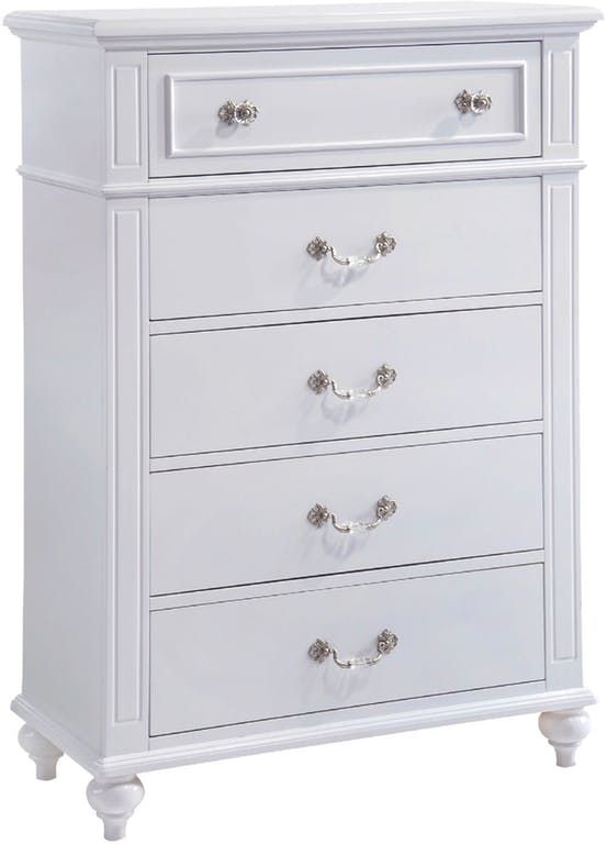Elements International Alana White Youth Chest-0