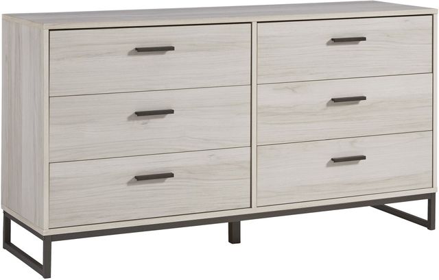 Signature Design by Ashley® Socalle 4-Piece Natural Twin Platform Bed Set-2