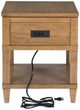 Signature Design by Ashley® Sharlance Light Brown Rectangular End Table-3