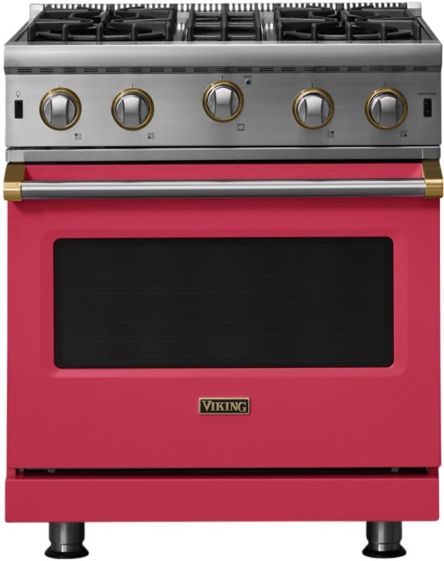 Viking® 5 Series 30" Valentine Pro Style Gas Range-0