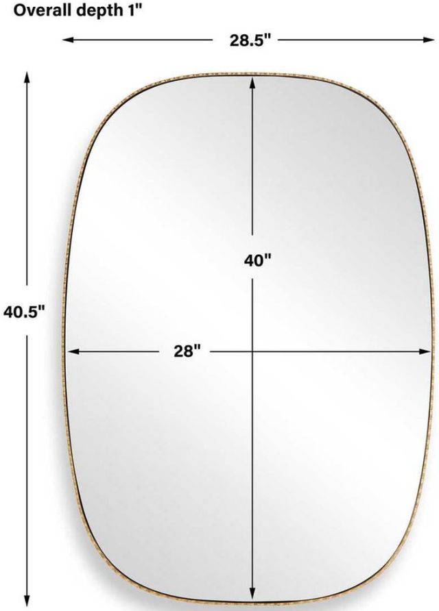 Uttermost® Nidia Antique Gold Mirror-2