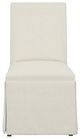 Fairfield® Customizable Entree Dining Straight Short Back Skirted Dining Side Chair with Tobacco Legs-1