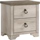 Crown Mark Patterson Beige Nightstand-0