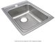 Elkay Lustertone® Lustrous Satin 17'' 3-Hole Single Bowl Drop-in ADA Sink-0