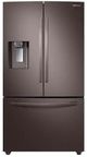 Samsung 22.6 Cu. Ft. Fingerprint Resistant Tuscan Stainless Steel French Door Counter Depth Refrigerator-0