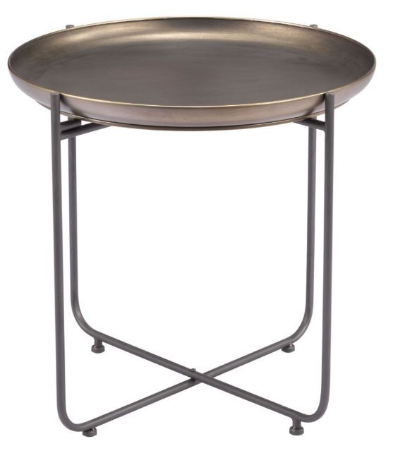 Zuo® Modern Bronson Bronze Side Table-1