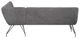 Coaster® Dodson Gray Fabric Upholstered L-Shaped Nook Dining Bench-3