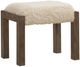 Liberty Furniture Broadmore Cobblestone Brown/White Upholstered Console Stool-0