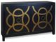 Stylecraft Black/Gold Cabinet-0