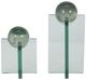 Sagebrook Home Kelby 2-Piece Clear/Gray Statuary Sphere Set-3