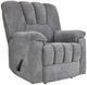 Homelegance® Annaliese Gray Manual Recliner-0