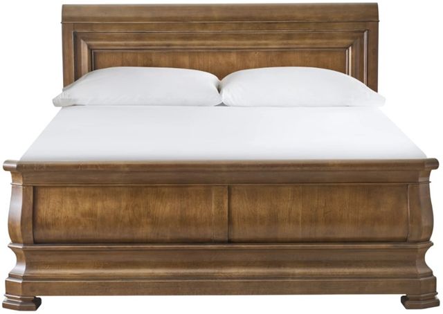 Universal Explore Home™ New Lou Louie P's Cognac Queen Sleigh Bed-3