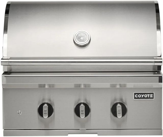 Coyote® SL-Series 3-Burner Stainless Steel Built-In Natural Gas Grill-0