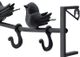 A & B Home Black Bird Wall Hook-3