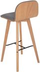 Moe's Home Collection Napoli Grey Bar Stool-2