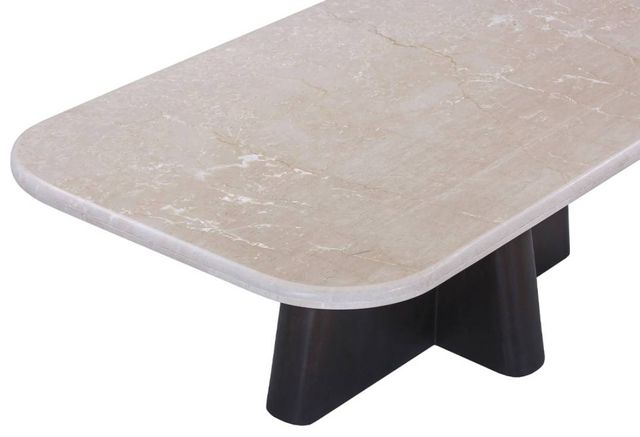 ACME Furniture Jacory Bottocino Marble Top Coffee Table with Espresso Base-4
