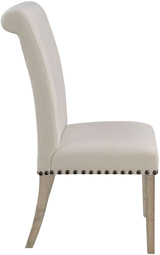 Coaster® Salem 2-Piece Grey Upholstered Side Chairs-2