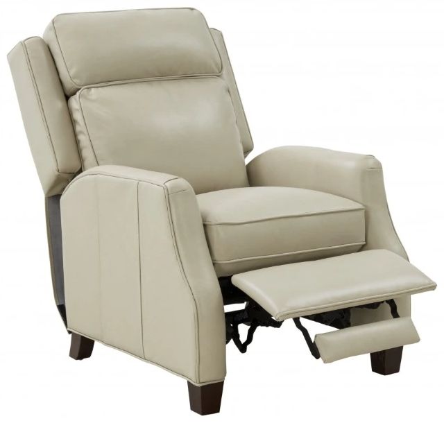 BarcaLounger® Nixon Barone Parchment Leather Manual Recliner-1