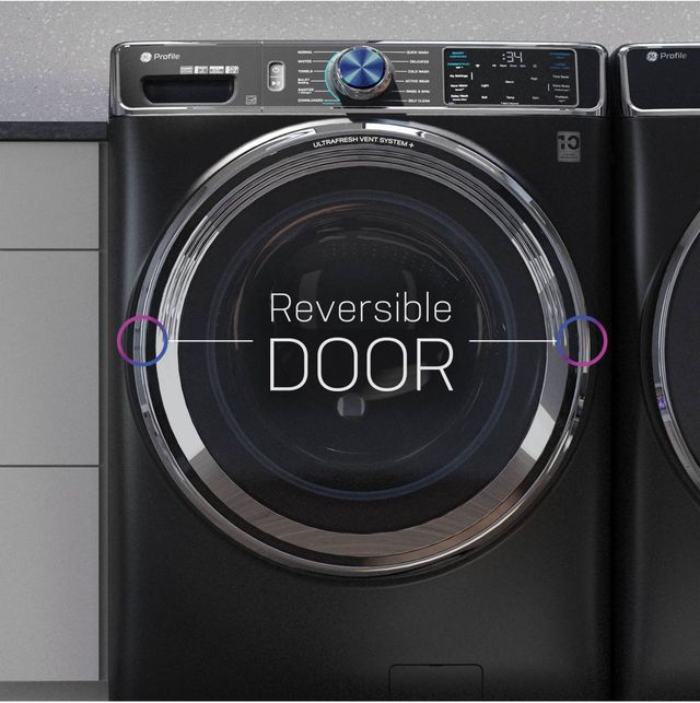 GE Profile™ 7.8 Cu. Ft Sapphire Blue Gas Dryer-5