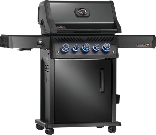 Napoleon Phantom Rogue® PRO-S 425 5-Burner Matte Black Freestanding Natural Gas Grill-2