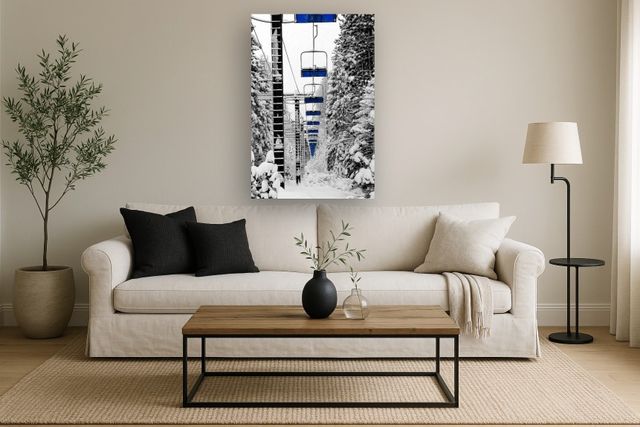 Classy Living Ski Lift Wall Art-1