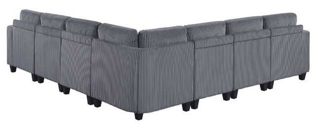 Homelegance® Walterboro 7-Piece Dark Gray Modular Sectional with Storage and Reclining Back Rest-3