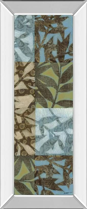 Classy Art Leaves I Mirror Framed Wall Art-0