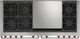 Wolf® 60" Stainless Steel Pro Style Dual Fuel Range-1