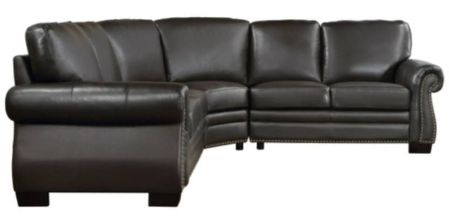 Homelegance® Wareham 3-Piece Dark Brown Sectional-2