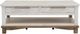International Furniture Direct Golden Loft Gray Cocktail Table with Brown Base-3