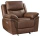 New Classic® Home Furnishings Ryland Brown Power Glider Recliner-0