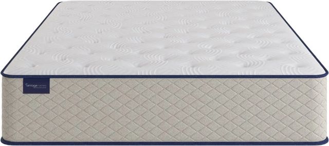 Sherwood® Bedding Vintage, Essentials® Pleasant 14" Wrapped Coil Medium Tight Top Full Mattress-3