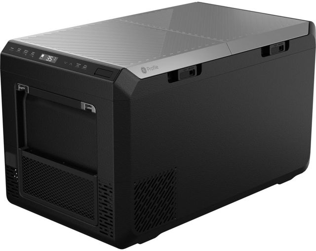 GE Profile™ 75 L Black/Concrete Gray Electric Cooler -0