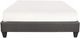 Primo™ International EZ Base Dark Grey Upholstered Queen Platform Bed Frame-4