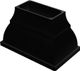 Vent-A-Hood® Premier Magic Lung® Designer Series JCIH/B1 48" Black Carbide Island Range Hood-1