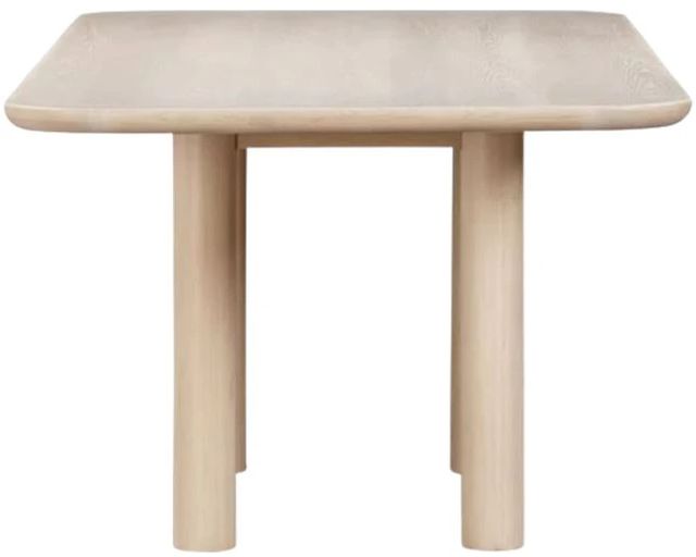 Modus Furniture Liv White Sand Rectangular Dining Table-3