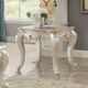 ACME Furniture Gorsedd Brown Marble Top End Table with Golden Ivory Base-3