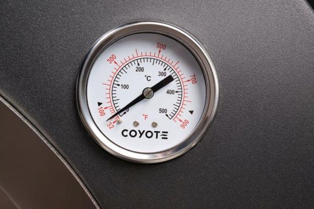 Coyote® 30" Red Hybrid Multi-Fuel Pizza Oven-3
