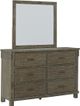 Ashley® Shamryn Grayish Brown Dresser and Mirror-1