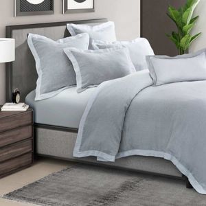 Michael Amini® Atina 7-Piece Gray King Duvet Set